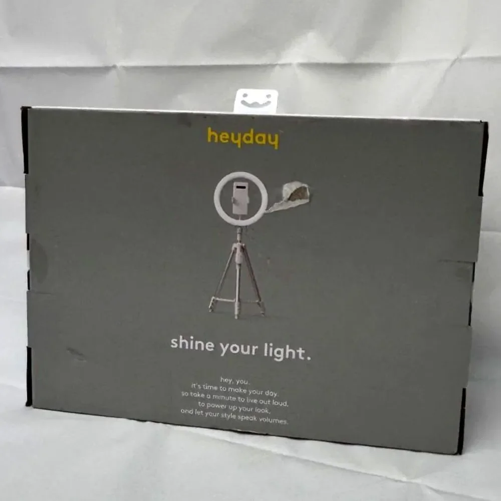 Ring Light with Tripod - Stone White
